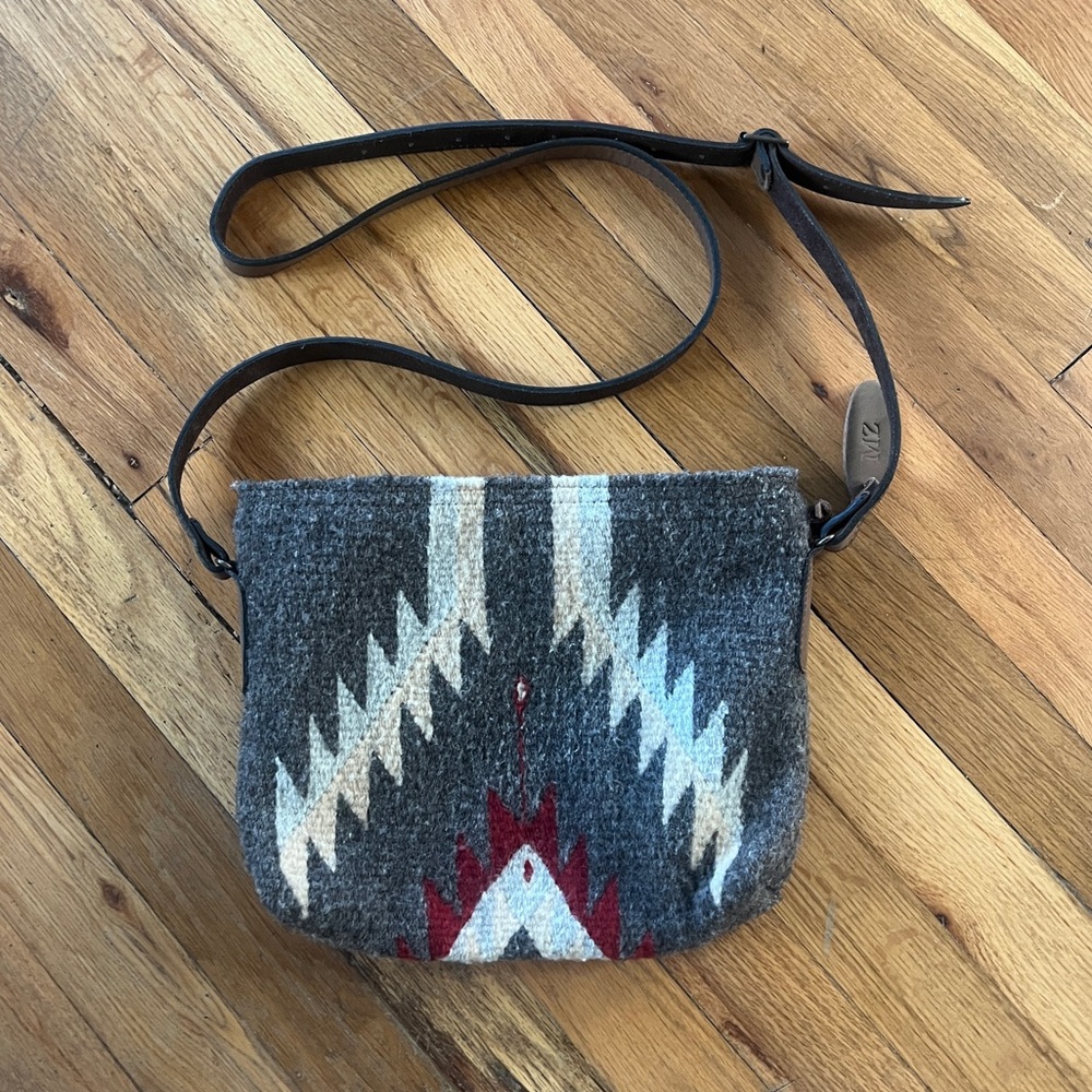 Manos zapotecas southwestern wool Crossbody Bag